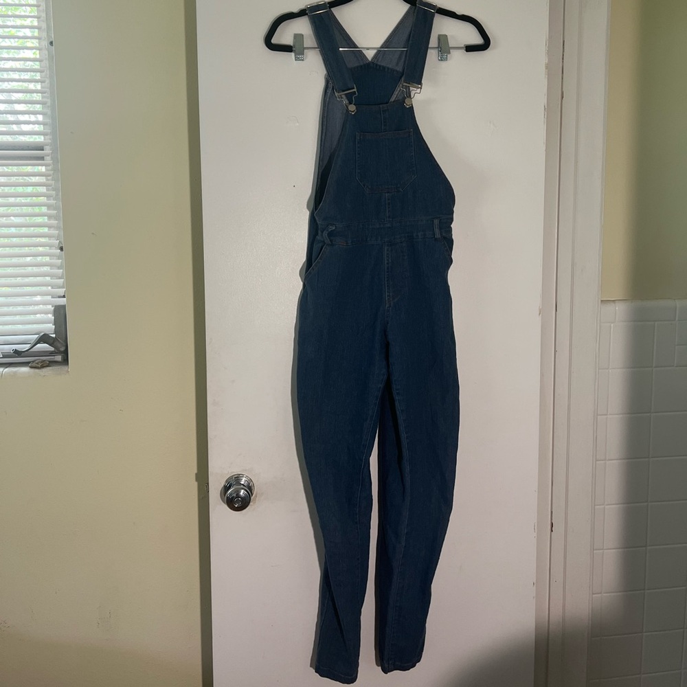 Classic Blue Denim Overalls with Adjustable Straps